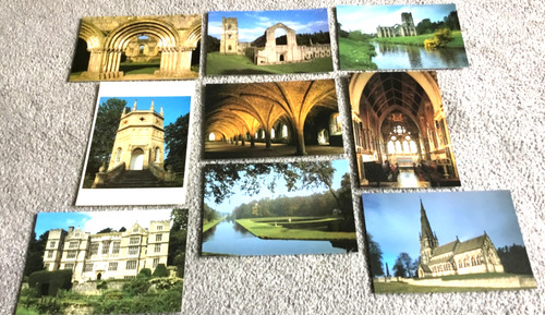 Postcards fountains abbey - fountains,