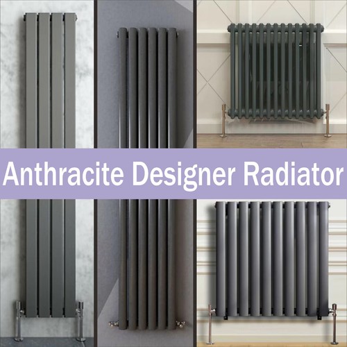 Anthracite designer radiator - designer,