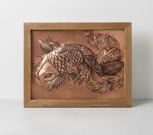 Handcraft golden fish - handcraft, on