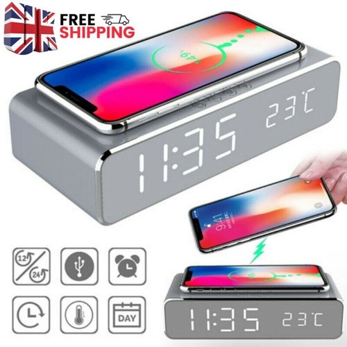 Digital alarm clock wireless - alarm,