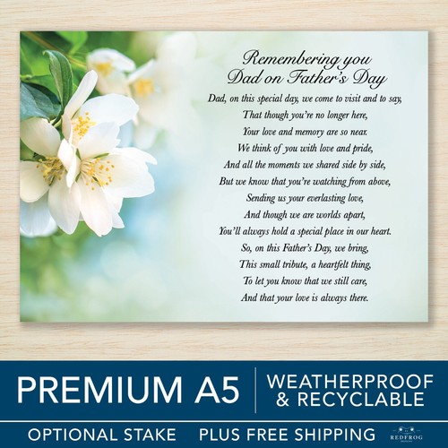 Fathers day dad memorial - fathers,