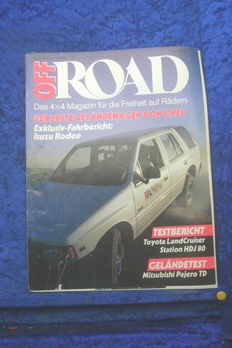 Off road isuzu rodeo - road,