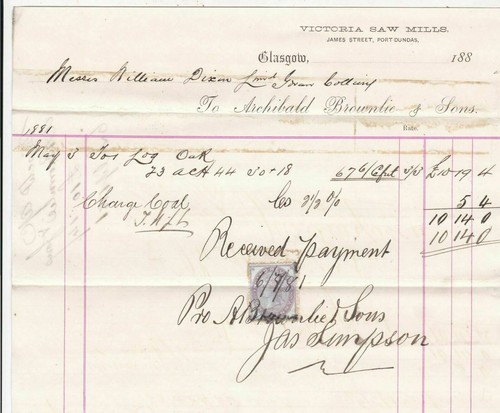 Archibald brownlie sons - archibald, 1881