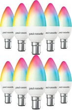 Smart LED Candle Bulb, 4.8W B15 Small Bayonet Cap, Works with Amazon Alexa