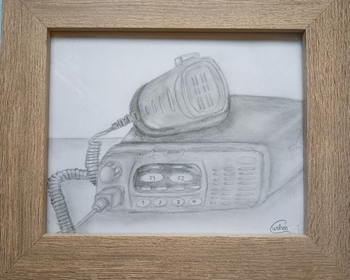 Ham radio transceiver original - radio,