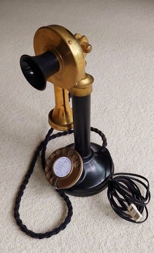 1920s candlestick phone - ,