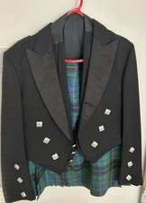 Prince Charlie Men's Kilt Jacket with Waistcoat and Kilt
