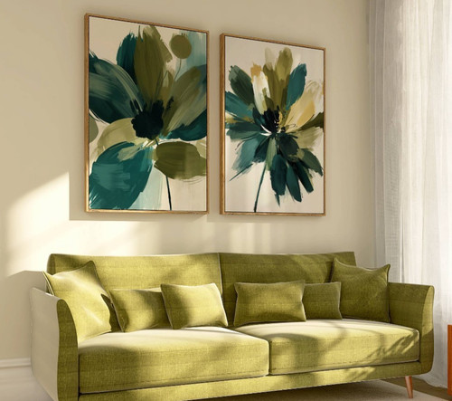 Olive green abstract - olive,