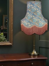 William Morris teal peacock &