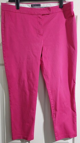 Ladies raspberry chinos - m&s,