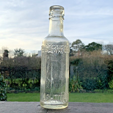 Cornforth & Taylor Ltd Ashton-U-Lyne Collectable Old Fashioned Glass Bottle