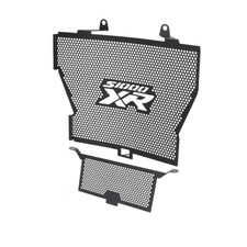 Motorcycle radiator guard