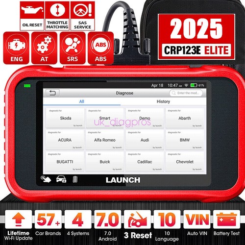 Launch crp123e scanner airbag - crp123e,