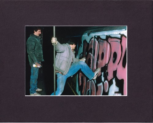 8x10 matted print street - print, art