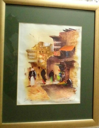 Arabic scene antique - , painting
