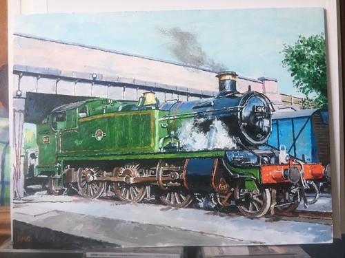 Oil painting - oil,
