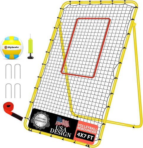 Adjustable angle volleyball - adjustable, 5-angle
