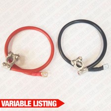 Battery Lead Power Strap Earth Bond Leisure Cable Leads - 16mm2 - 50mm2 Terminal