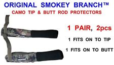 SMOKEY CAMO TIP & BUTT PROTECTORS FOR FEEDER SPOD MARKER FOX PROLOGIC CARP RODS