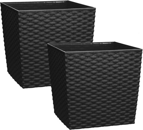 Set planters pot black - set,