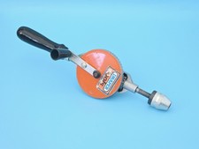 ⭐️ Vintage DRAPER Orange Manual HAND DRILL Schroder WEST GERMANY - VGC ⭐️
