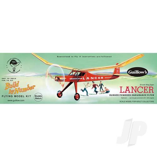 Guillow lancer balsa model - guillow,