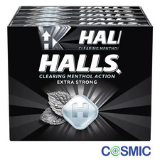 20 X Halls Extra Strong Original Menthol Flavour Vapour Action Sweets