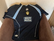 Leeds United Away Shirt Season 2005/06 Admiral Blue Navy - Size XL