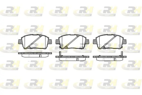 Brake pads front axle 2740 - pads,