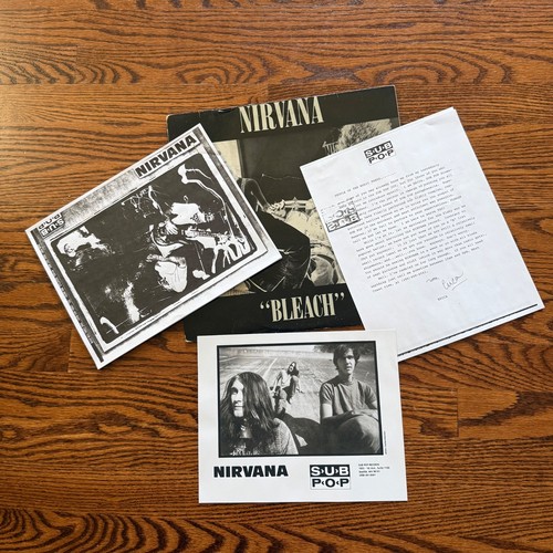 Nirvana bleach original lp - -,