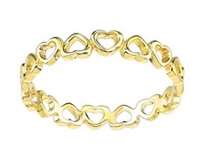 9ct yellow gold heart full - 9ct,