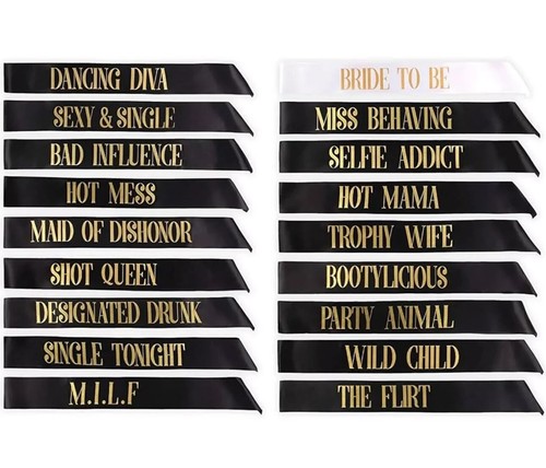 Bride sash piece - be, hen