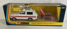 Corgi 461 Range Rover Police Vigilant Original with figure and signs bubble pack
