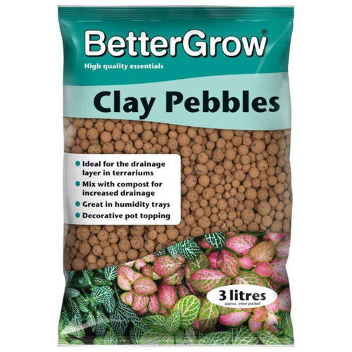 Clay pebbles for - clay, houseplants