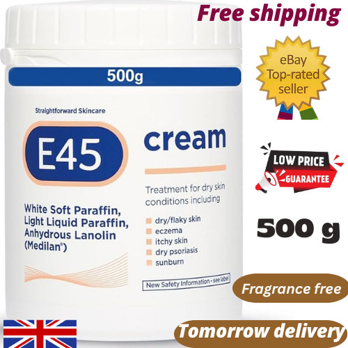 E45 cream 500 tub - cream,
