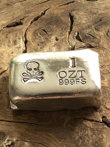 Hand poured 999 fine - poured, silver