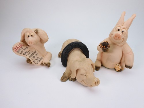 Vintage piggin pigs - vintage, piggin'
