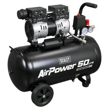 Sealey 50L Low Noise Oil Free