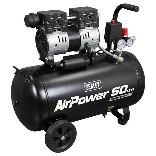 Sealey 50l low noise oil - oil, free