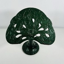 Vintage Cast Iron Green Bird & Tree Design Book Stand recipe Book Stand 2.5kg