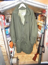 Vintage Norsel Fabriks Swedish Military Parka Jacket Mens 170 95 Green M-90