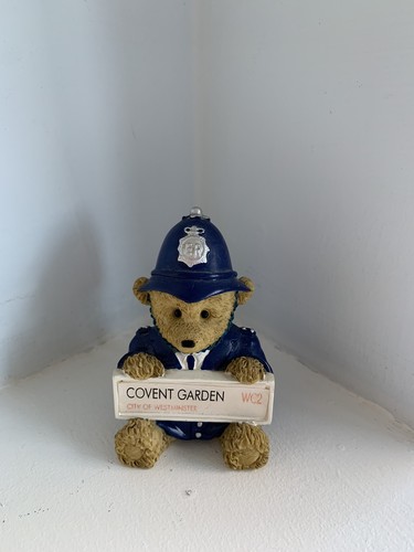 Vintage resin police - police, bear