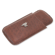 Occupational Tools Brown Leather Cigar Case Smoking Gift