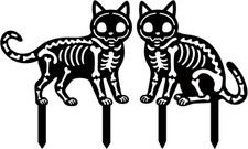 GLOBLELAND 2 Packs Skull Cat