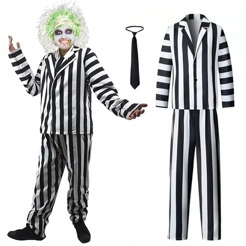 Men beetlejuice fancy dress - men,