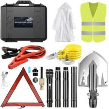 Car Emergency Breakdown Kit Roadside Safety Tool Set Survival Gear Camping