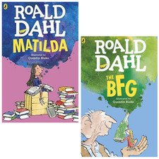Matilda & The BFG 2 Book Set by Roald Dahl 