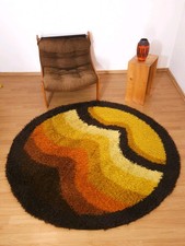 DESSO shag round Rug dralon