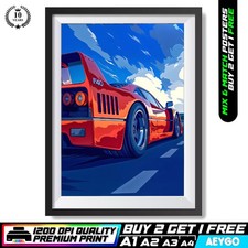 FERRARI F40 CLASSIC Wall Art