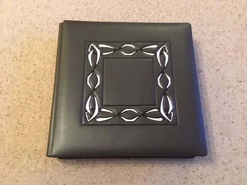 Leather bound wedding album - wedding,